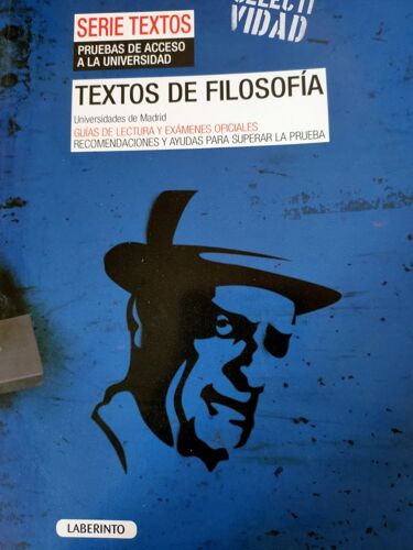 Pichel Martín, J: Textos De Filosofía, Pruebas De Acceso A L