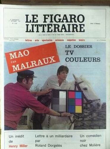 Figaro Litteraire (Le) N° 1119 Du 25/09/1967