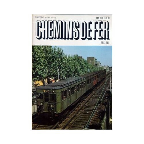 Chemins De Fer N° 365 Du 01/02/1984