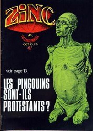 Zinc N° 15 Du 01/10/1973