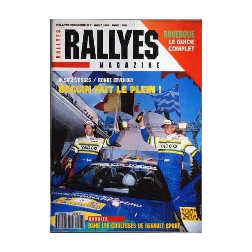 Rallye Magazine N° 7 Du 01/08/1993