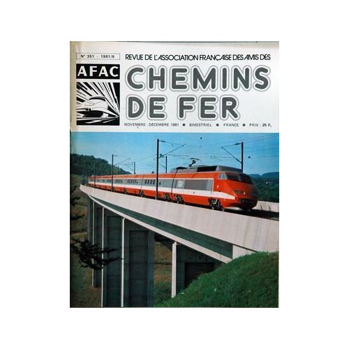 Chemins De Fer N° 351 Du 01/06/1981