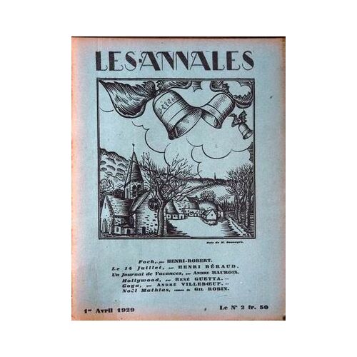 Annales (Les) Du 01/04/1929