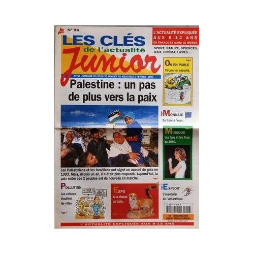 Cles De L'actualite Junior (Les) N° 96 Du 30/01/1997