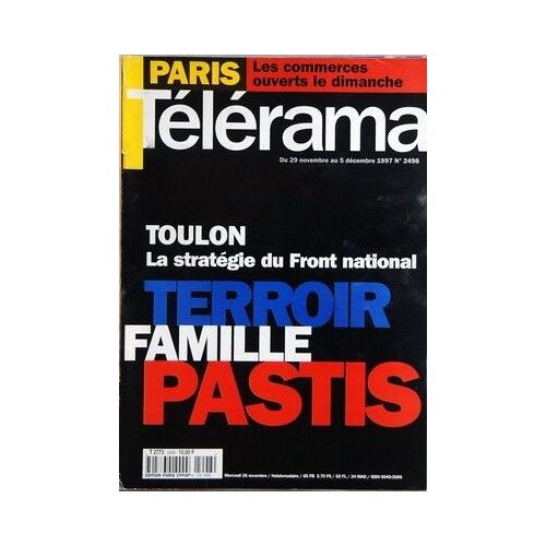 Telerama N° 2498 Du 26/11/1997