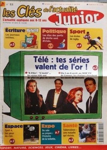 Cles De L'actualite Junior (Les) N° 151 Du 02/04/1998