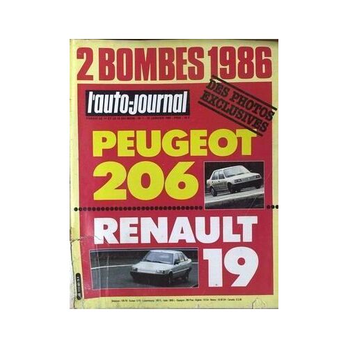 Auto Journal (L') N° 1 Du 15/01/1985