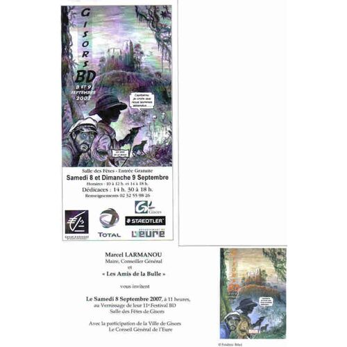 Programme Et Carton Bihel Pour Festival Bd Gisors 2007
