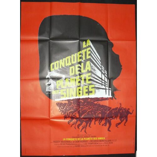 The Conquest Of The Planet Of The Apes * La Conquete De La Planete Des Singes * J Lee Thompson - Film 1972 - Affiche De Cin?ma Originale 120x160 Cm - Movie Poster * Roddy Mcdowall ; Don Murray