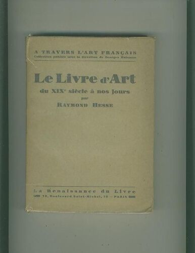 Le Livre D'art Du Xix° Siècle À Nos Jours