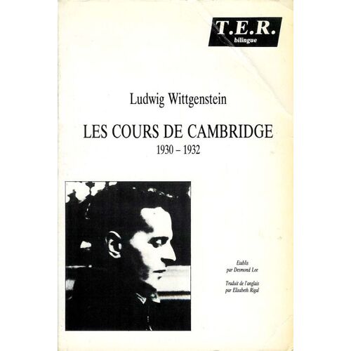 Les Cours De Cambridge (1930-1932)