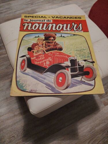 Journal Ancien,Le Journal De Nounours Spécial Vacances