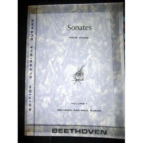 Sonates Pour Piano, Volume 1 Révision Paul Dukas