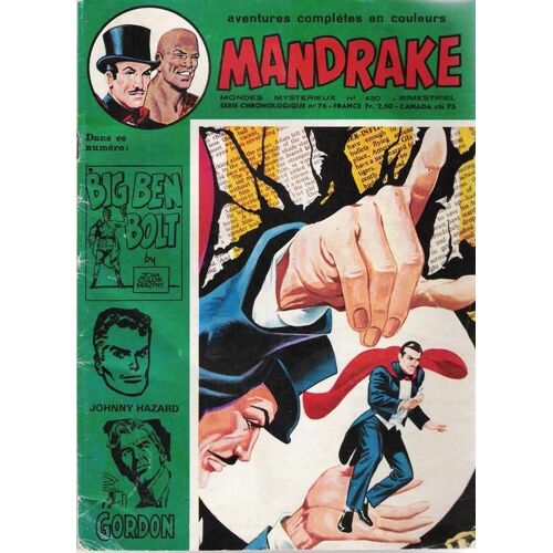 Mandrake Mondes Mystérieux N°430  N° 76 : Retour À X