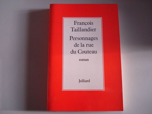 Personnages De La Rue Du Couteau