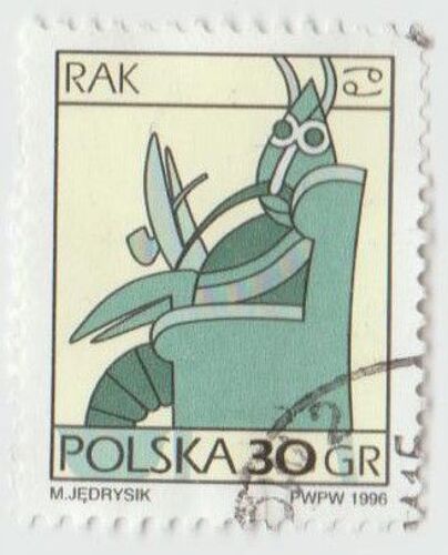 Timbre Rak Polska 30gr.M.Jedrysik