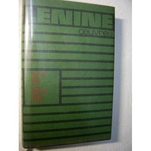Oeuvres Tome 34 Lettres Novembre 1895-Novembre 191