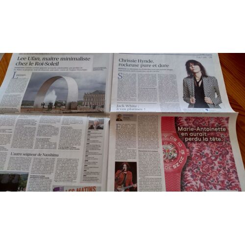Le Figaro Et Vous Chrissie Hynde - Jack White
