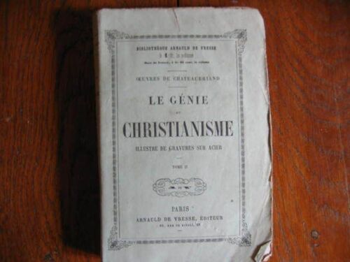 Genie Du Christianisme  Illustre De Gravures Sur Acier  Tome 2  Gr 1857
