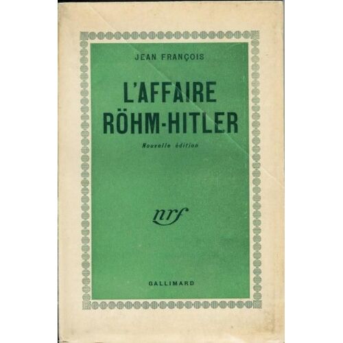 L'affaire Rohm-Hitler