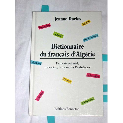 Dictionnaire Du Français D'algérie
