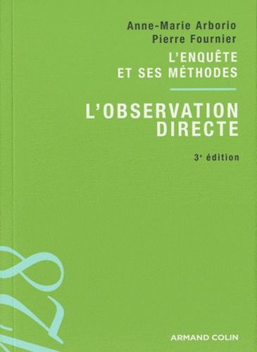 L'observation Directe - L'enquête Et Ses Méthodes