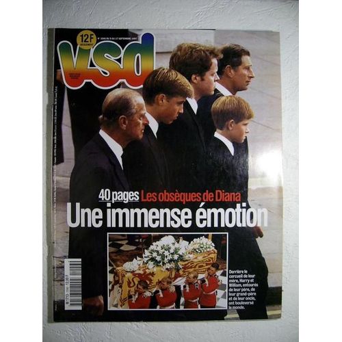 Vsd N° 1046 : Lady Diana - Lady Di - 40 Pages - Les Obsèques De Diana