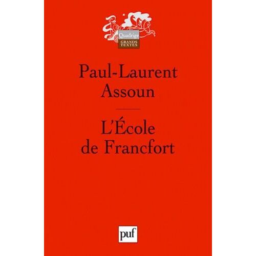 L'ecole De Francfort