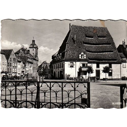Carte Postale, France, Alsace, Bas Rhin ( 67 ), Wissembourg, La Maison Du Sel - Oblitération Du 07/03/1960