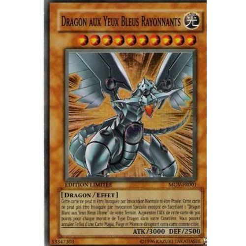 Yu-Gi-Oh! - Dragon Aux Yeux Bleus Rayonnants - Edition Limitée - Mov Fr001