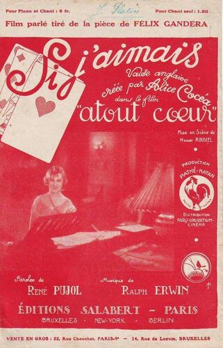 Si J'aimais, Valse Anglaise