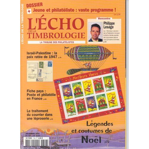 L'echo De La Timbrologie N° 1758 : Légendes Et Coutumes De Noel