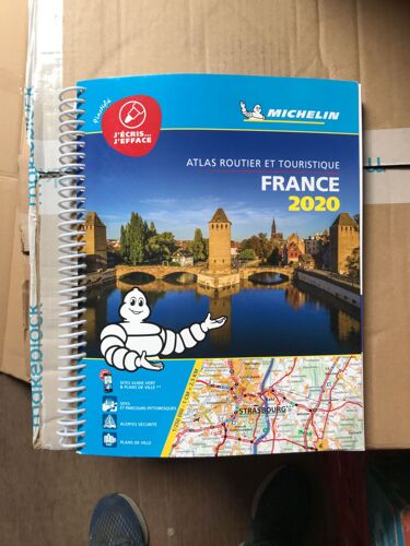 France 2020 -Tourist & Motoring Atlas A4 Laminated Spiral