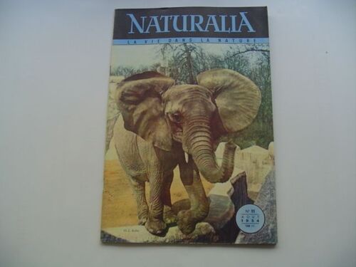 Naturalia N° 11, Aout 1954  N° 11
