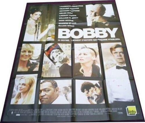 Bobby De Emilio Estevez Avec Helen Hunt, Sharon Stone, Demi Moore, Anthony Hopkins, Elijah Wood / Affiche De Cinéma Originale / Format 120/160