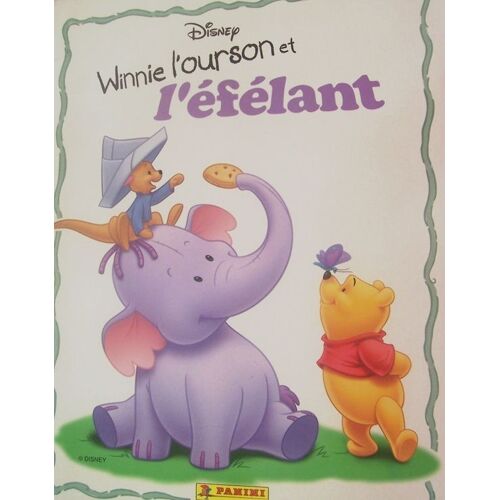 Panini Album  D Images Vide Winnie L Ourson Et L Efelant