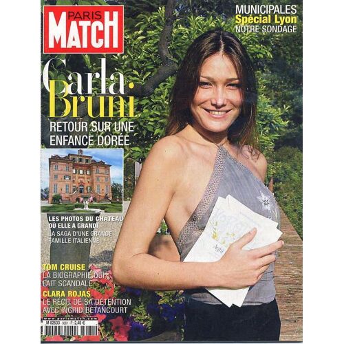 Paris Match Du 23 Janvier 2008  N° 3061 : Carla Bruni (Couv+6p) Cecile De France Eddy Mitchell (3p) Sean Penn (1p) Sandrine Bonnaire (4p) Marion Cotillard (1p)