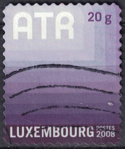 Luxembourg 2008 Oblitéré Used Postocollant Tarif Atr Pourpre Su