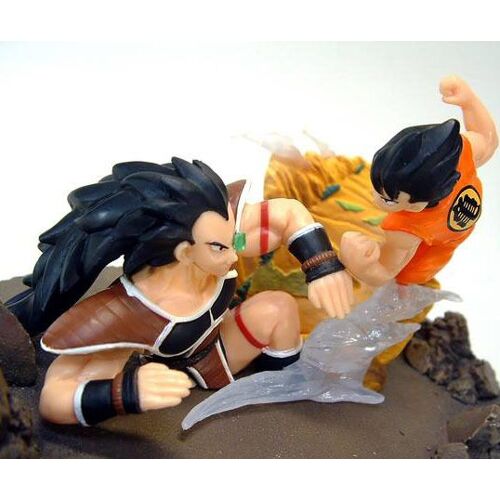 Dbz Figurine Diorama Dragonball Gashapon Dragon Ball Z Imagination Part 8 Raditz Vs Sangohan 8cm