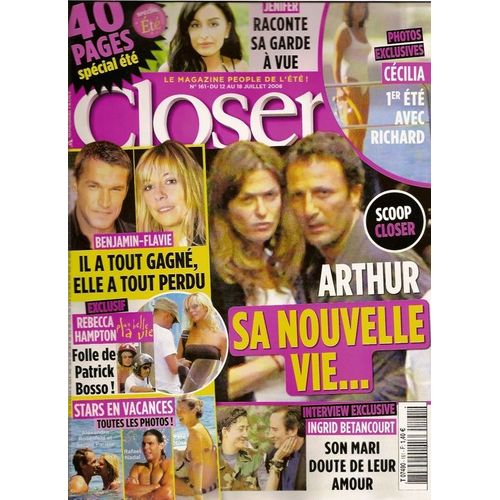 Closer  N° 161 : Arthur : Sa Nouvelle Vie