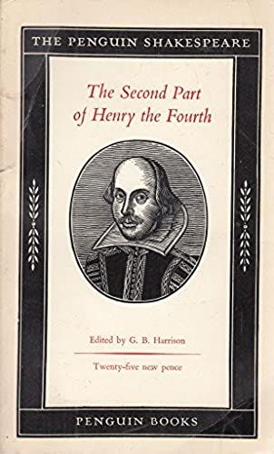 The Second Part Of The History Of Henry The Fourth