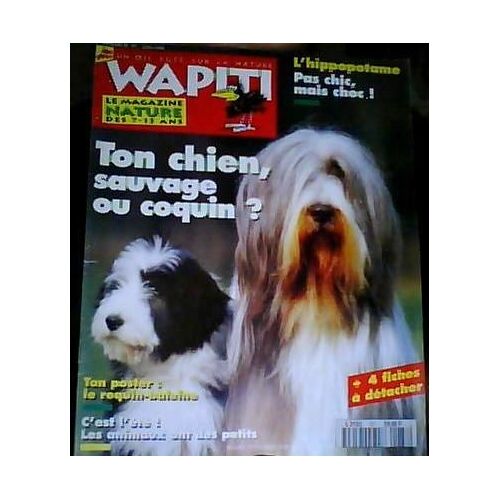 Wapiti, Un Oeil Futé Sur La Nature  N° 87 : Ton Chien, Sauvage Ou Coquin?