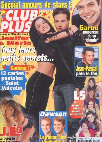 Télé Club Plus / 02-2002  N° 114 : Jenifer / Mario Barravecchia (4p) - Jennifer Lopez (2p) - L5 (2p) - Billy Crawford (2p) - Garou (2p) - Buffy (2p) - Cecilia Cara / Damien Sargue (2p)