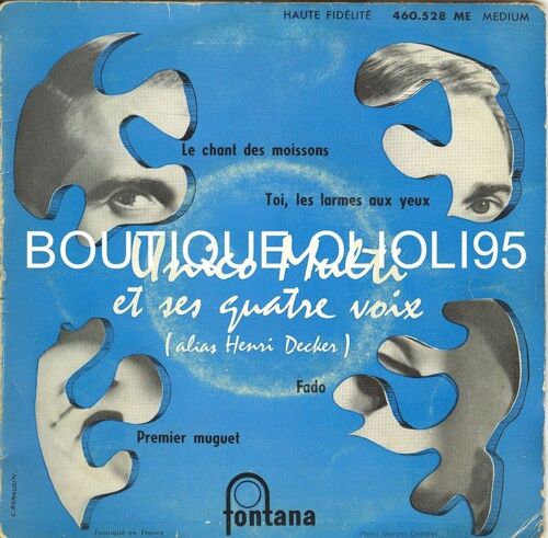 Le Chante Des Moissons.Toi,Les Larmes Aux Yeux.Fado.Premier Muguet