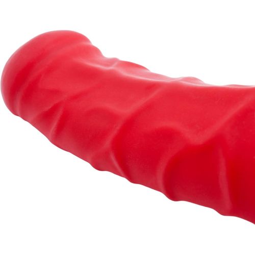 Kalanka-Gaine De Pénis En Latex Carlos Rouge Tige: 15 Cm - Gaine De Pénis Veinée Avec Scrotum Et Gland Marqué