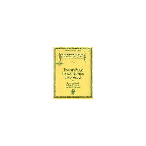 24 Italian Songs And Arias Of The 17th And 18th Centuries