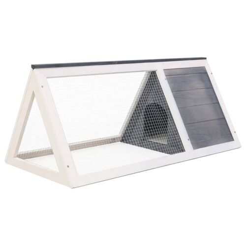 Clapier 98 X 50 X 41 Cm Gris Bois Helloshop26 02_0000600