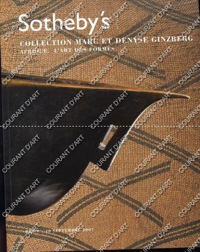 Collection Marc Et Denyse Ginzberg - Afrique - L'art Des Formes - Armes Et Boucliers - Instruments De Musique - Parures Et Textiles - ,, [Dinka - Masai - Benin - Azande - Kikuyu - Sukuma - ...