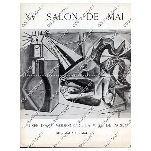 Xve Salon De Mai - Du 9 Mai Au 31 Mai 1959 - Ernst - Arp - Reichel - Bores - Desnoyer - Masson - Hayter - Bryen - Coutaud - Da Silva - Picasso - Zack - Lam - Labisse - Appel - Simone Dat - ...