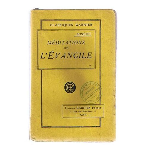 Meditations Sur L'evangile Tome Ii